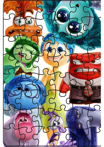 Ters Yüz Puzzle 99 Parça Ters Yüz 2'li Set Yapboz