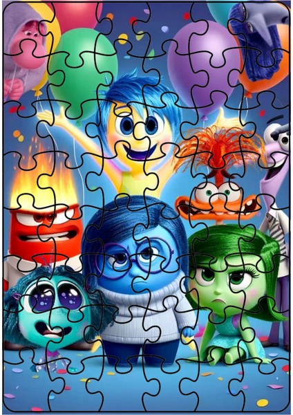 Ters Yüz Puzzle 99 Parça Ters Yüz 2'li Set Yapboz