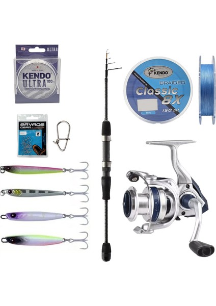 Yekoutdoor Profesyonel Lrf Olta Seti Okuma 210CM 1-8 gr Lrf Kamışı&okuma ARIA-1000A Olta Makinesi