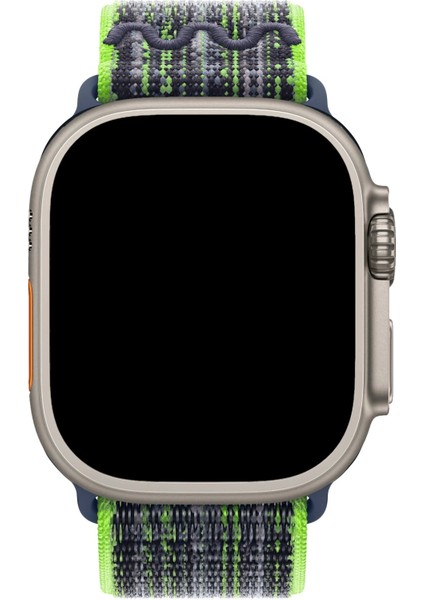 Apple Watch 10 46MM Hasır Kordon Strap Kayış 2025 Renkleriyle Yeşil-Mavi-Siyah-Pembe Krd-91 modelleri