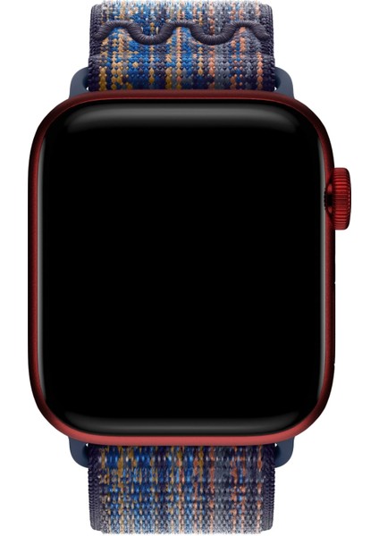 Apple Watch 10 46MM Hasır Kordon Strap Kayış 2025 Renkleriyle Yeşil-Mavi-Siyah-Pembe Krd-91 modelleri