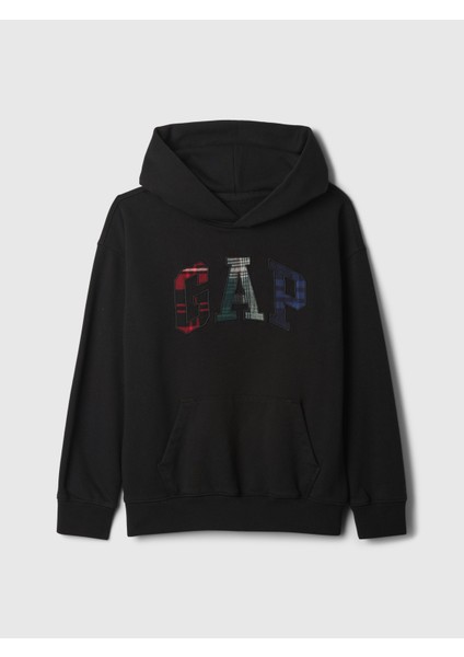 Erkek Çocuk Siyah Gap Logo Vintage Soft Sweatshirt