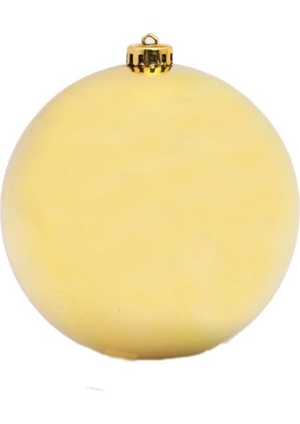 Altın Sarısı Renk Yılbaşı 25 cm Cici Top 1 Adet