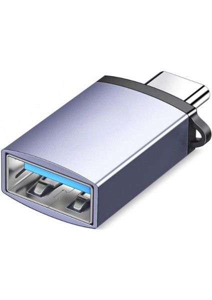 Jazos Type-C To USB 3.1 Otg Dönüştürücü Adaptör, 10 Gbps Veri Aktarım, Mini USB Çevirici