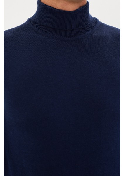 Klasik Kalıp Basic Tam Balıkçı Yaka Triko-T1004