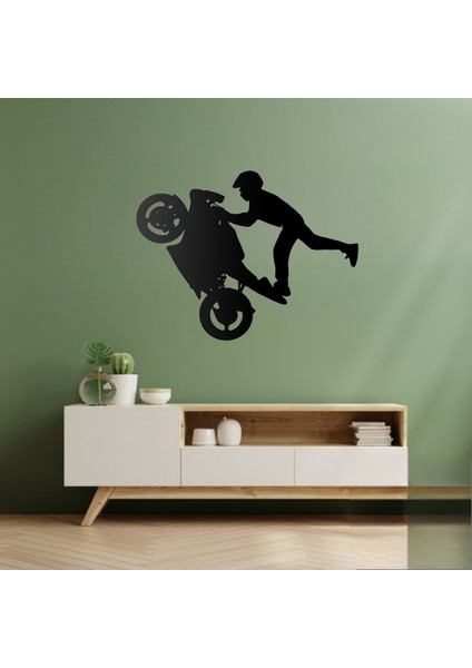 Motorsikletli Adam Duvar Stickeı fiyatları