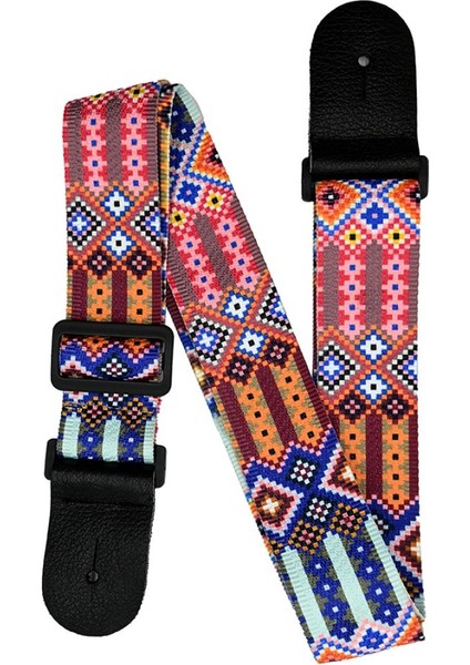 Guitars Renkli Desenli Gitar Askısı