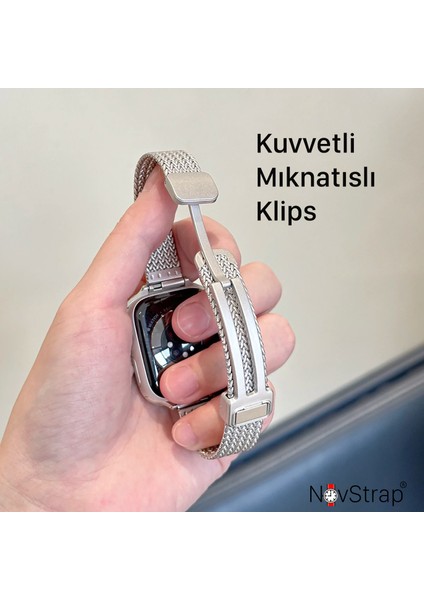 Samsung Galaxy Watch 7 Fe 6 5 4 40-42-43-44-45-46-47 mm ile Uyumlu Kordon 20MM Luxury Slim Metal Hasır fırsatları