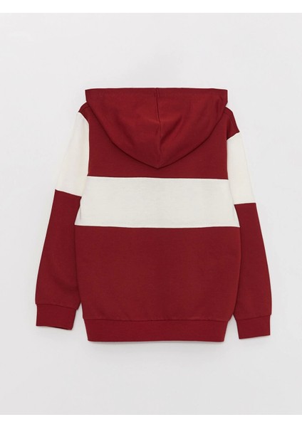 Lcw Kids Kırmızı Kapüşonlu Baskılı Uzun Kollu Erkek Çocuk Sweatshirt fiyatları