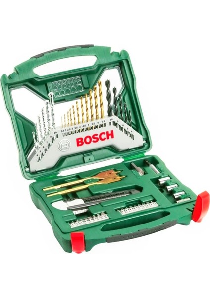 Gsb 185 Li Tek Bataryalı Darbeli Şarjlı Matkap Vidalama ve 224 Parça Bosch Aksesuar Seti