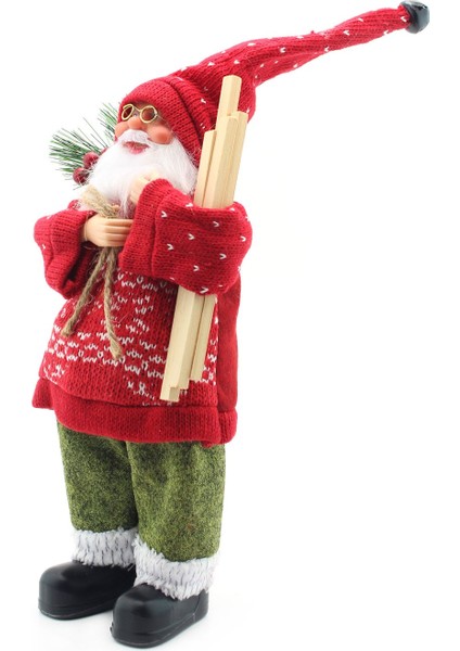 Tekno Trust 30CM Kütük Taşıyan Ithal Noel Baba Biblosu modelleri