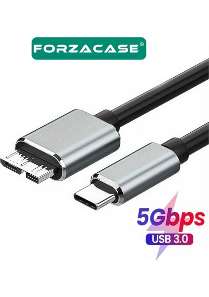 Type-C To Micro B 3.0 Şarj ve Data Veri Kablosu 5 Gbps 5V3A 50 cm - FC884 modelleri