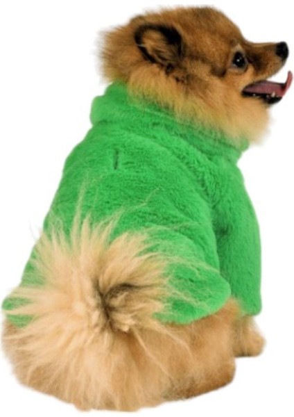 Toscano Yeşil Küçük Irk Köpek Peluş Kaban (2,5 kg-8 kg arasına uygun) indirimleri