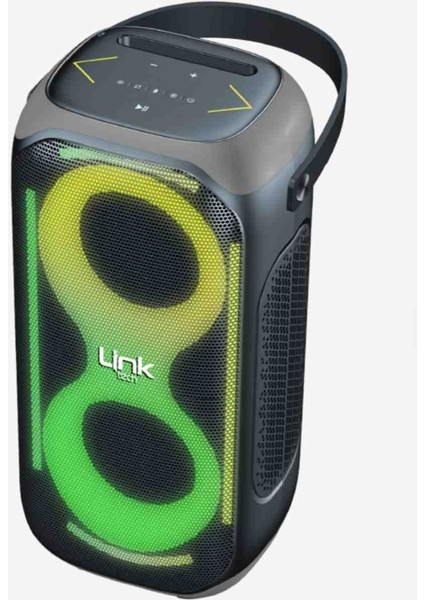 M404 Rgb Işıklı Ayaklı Mikrofonlu 50W Bluetooth Hoparlör