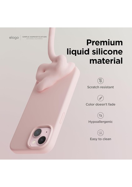 Apple iPhone 15 ile Uyumlu Telefon Kılıfı Kadife Iç Yüzey Soft Tasarım Lansman Kılıf fırsatları