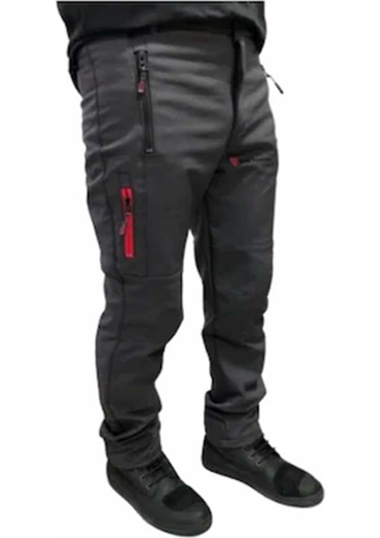 Softshell Motosiklet Pantolon Antrasit S