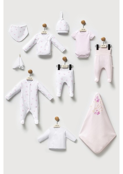 Vavbaby Organik 10’lu Hastane Çıkışı Sincap Model Pembe