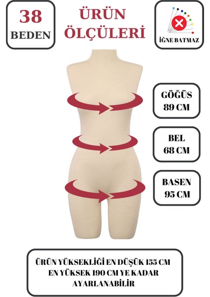 Pantolon Giyebilen 38 Beden Vitrin Amaçlı Terzi Mankeni Vitrin Mankeni (Iğne Batmaz) modelleri