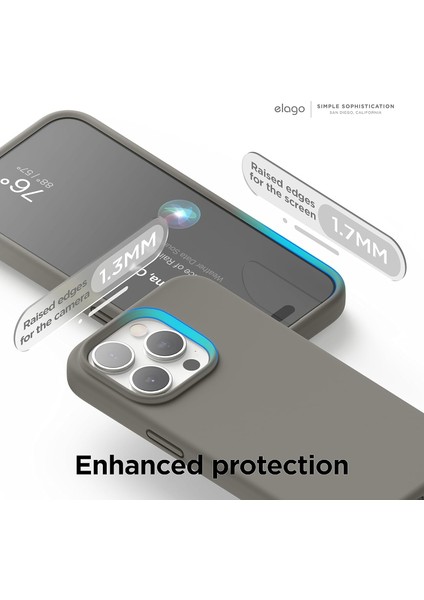 Apple iPhone 15 Pro Max ile Uyumlu Telefon Kılıfı Kadife Iç Yüzey Soft Tasarım Lansman Kılıf