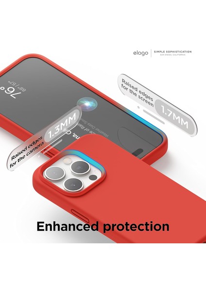 Apple iPhone 15 Pro Max ile Uyumlu Telefon Kılıfı Kadife Iç Yüzey Soft Tasarım Lansman Kılıf