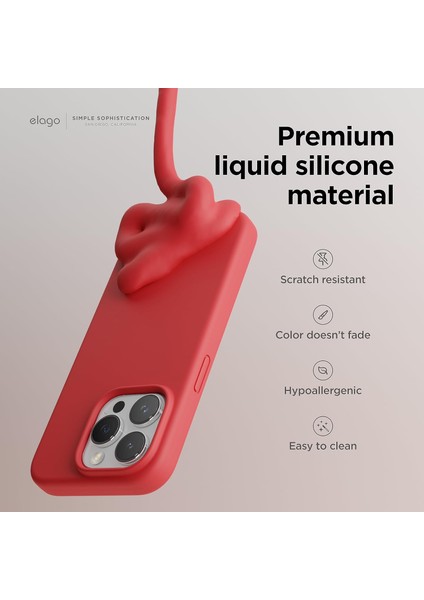 Apple iPhone 15 Pro Max ile Uyumlu Telefon Kılıfı Kadife Iç Yüzey Soft Tasarım Lansman Kılıf
