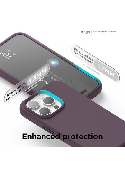 Apple iPhone 15 Pro Max ile Uyumlu Telefon Kılıfı Kadife Iç Yüzey Soft Tasarım Lansman Kılıf