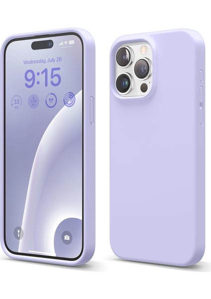 Apple iPhone 15 Pro Max ile Uyumlu Telefon Kılıfı Kadife Iç Yüzey Soft Tasarım Lansman Kılıf