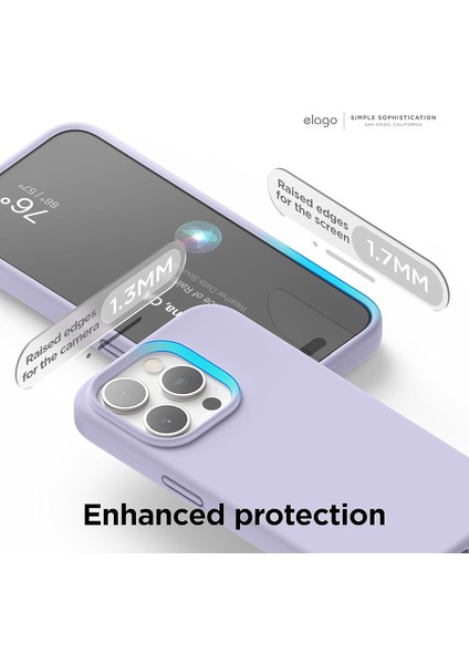 Apple iPhone 15 Pro Max ile Uyumlu Telefon Kılıfı Kadife Iç Yüzey Soft Tasarım Lansman Kılıf
