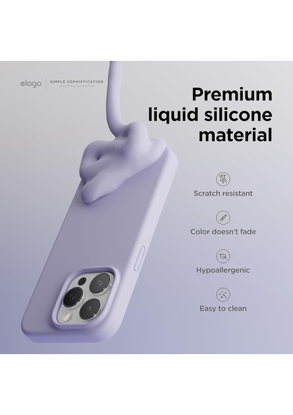 Apple iPhone 15 Pro Max ile Uyumlu Telefon Kılıfı Kadife Iç Yüzey Soft Tasarım Lansman Kılıf