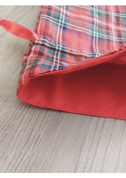 Bordo Ekose Şarap ve Şampanya Yeni Yıl Hediye Kesesi modelleri