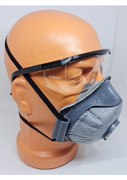 Bm 022 Pro x Ac Ffp2 Aktif Karbon Filtreli Konik Ventilli Toz Maske (20APARAT - 200MASKE)