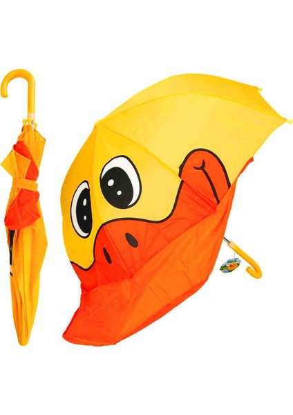 Çocuk Şemsiyesi Duck-1 Ördek 8 Telli 45 cm 3+