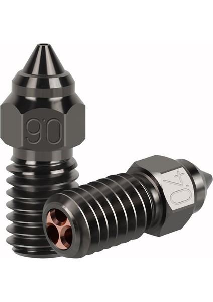 Creality Ender 3 V3 Se-Ender 7-Ender 5 S1 Sertleştirilmiş Cht Çelik Nozzle(1.0mm)