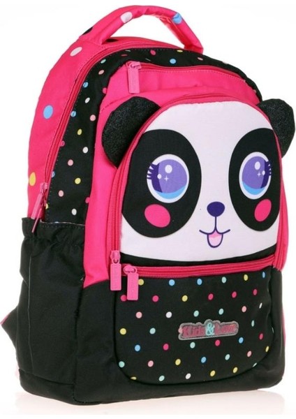 Kids&Love Rubber Cute Face Panda Okul Çantası ve Kalem Çantası 2'li Set fiyatları