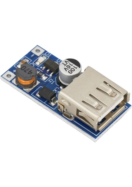 Dc 5V 600 Ma USB Çıkışlı Voltaj Yükseltici Regülatör Kartı-Step Up(Mavi Board)