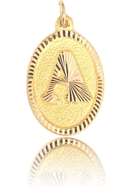 0.25 Gram 14 Ayar Altın Harf Kolye Ucu