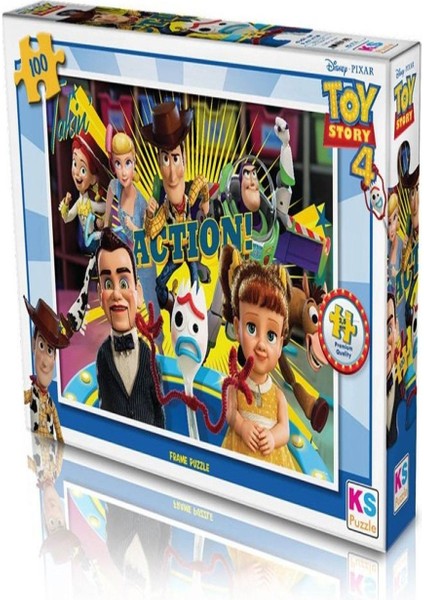 Toy Stroy 4 Puzzle 100 Parça TS714