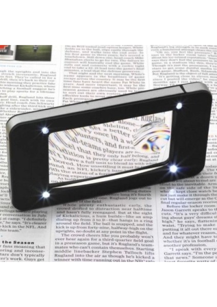 Iphone Şekli LED Işıkları ile LED AYDINLATMALI3X5XOKUMA Büyüteç