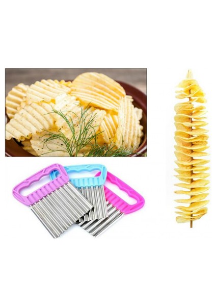 Chips Chopper Şekilli Sebze ve Meyve Dilimleyici (4767)