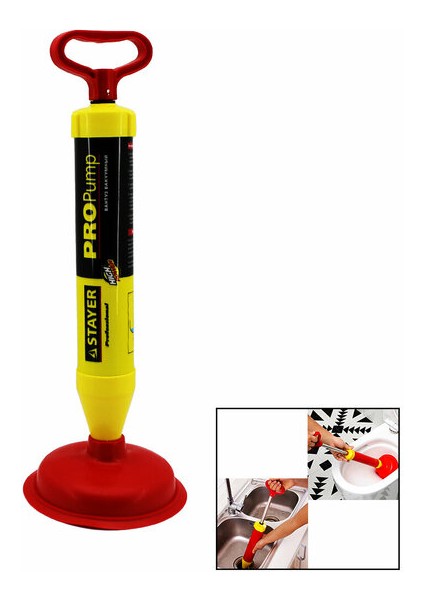Drain Buster Tuvalet - Lavabo ve Klozet Pompası (4767)
