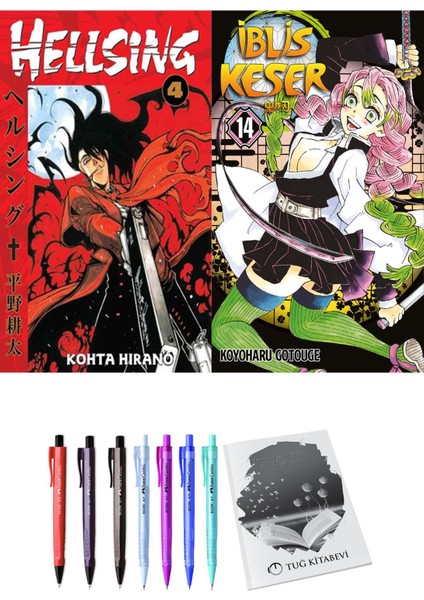 Hellsing 4 ve İblis Keser 14 2'li Set - Kalem