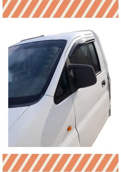Hyundai Starex Kamyonet Tüm Modellerine Özel 2'li Mügen Tip Cam Rüzgarlığı