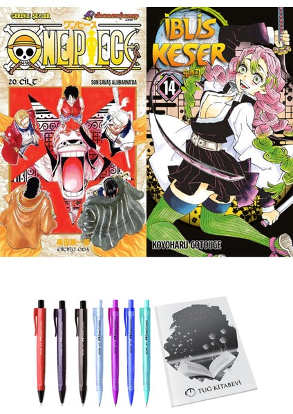 One Piece 20 ve İblis Keser 14 2'li Set - Kalem