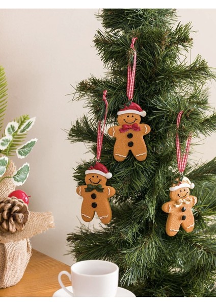 Altın Melanj 3’lü Yılbaşı Ağacı Süsü