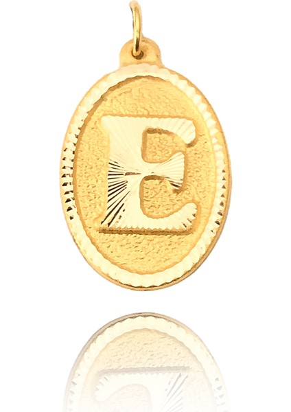 0.25 Gram 14 Ayar Altın Harf Kolye Ucu