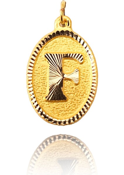 0.25 Gram 14 Ayar Altın Harf Kolye Ucu