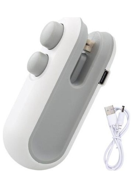 Kesici Ile Mini Çanta Kapatıcı Manyetik USB Şarj Edilebilir Taşınabilir Aperatifler Gıda Saklama indirimleri