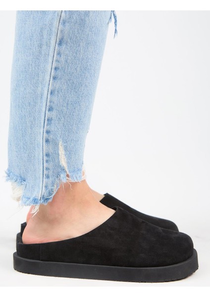 (Jana) Kadın Düz Platform Siyah Terlik fiyatları