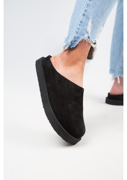 (Jana) Kadın Düz Platform Siyah Terlik indirimleri