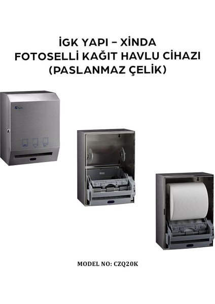 Igk Yapı – Fotoselli Çelik Kağıt Havlu Makinesi (CZQ20K)